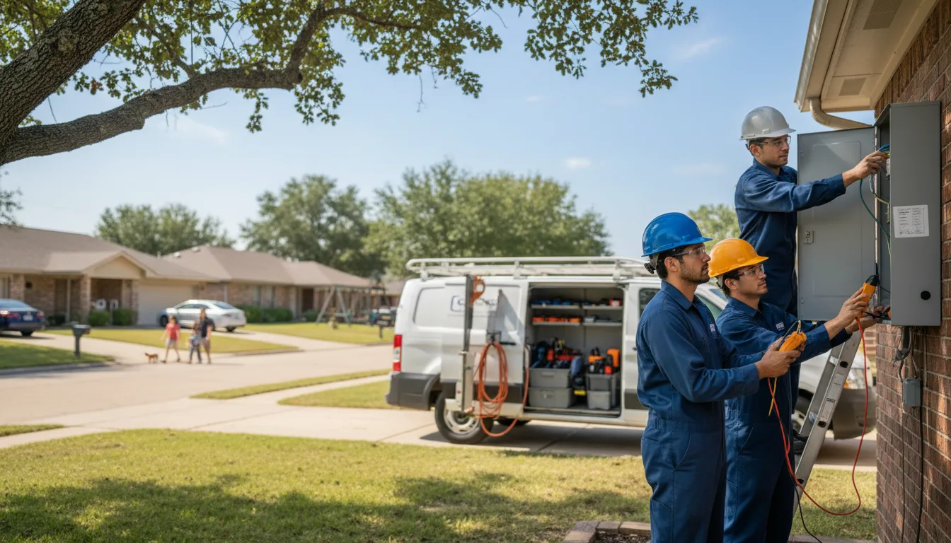 Certified electrician providing emergency electrical services in Sassamansville, PA